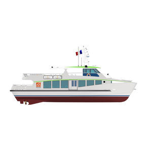 navire à passagers en aluminium