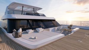 motor-yacht catamaran à moteur