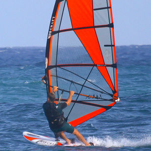 planche à voile de vagues