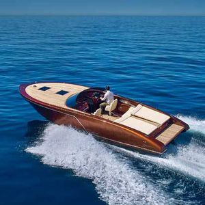 vedette in-bord / bimoteur / open / à double console