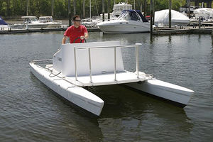 coque open catamaran