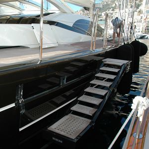échelle pour yacht / escamotable / d'embarquement