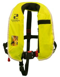 gilet de sauvetage gonflable automatique / 150 N / avec harnais de sécurité