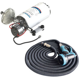kit avec pompe à eau (pour nettoyage de pont de bateau) 1