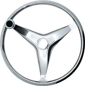 volant en inox pour bateau à moteur 1