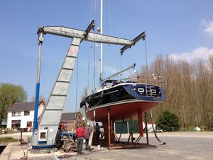 grue pour marina
