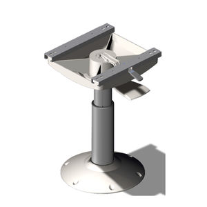 pied pour siège pilote pour bateau / ajustable / hydraulique / en métal