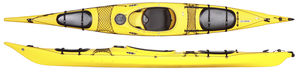kayak rigide / d'eau vive / de randonnée / monoplace