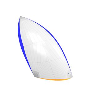 spinnaker asymétrique / pour voilier de course-croisière / coupe tri-radiale