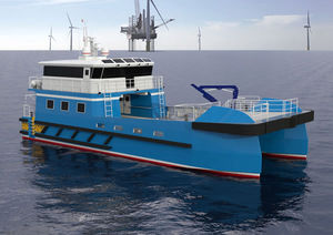 bateau de service pour parc éolien 1
