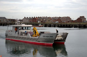 bateau pour l'aquaculture