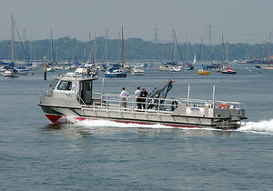 bateau pour l'aquaculture