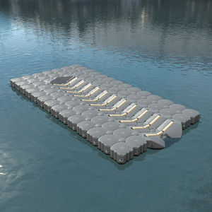 ponton flottant