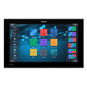 moniteur pour bateau / système de navigation / sonar / tactile