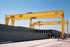 grue portuaire / à portique