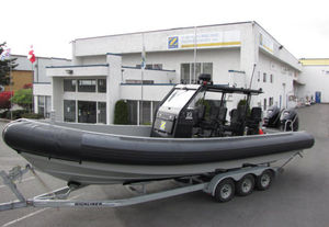 bateau professionnel bateau militaire / hors-bord / en aluminium / bateau pneumatique semi-rigide