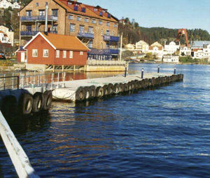 ponton flottant