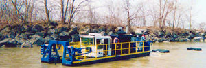 bateau professionnel drague suceuse à désagrégateur