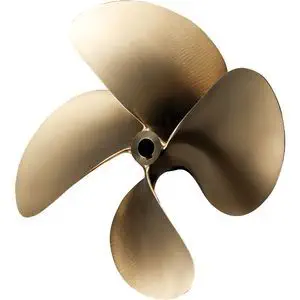 Hélice De Bateau RC 55 Mm Métal Doré – Alliage Zinc, Arbre 4 Mm, Pour Remorqueur, ROV, Gauche/Droite