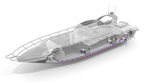 système combiné climatiseur et chauffage pour bateau