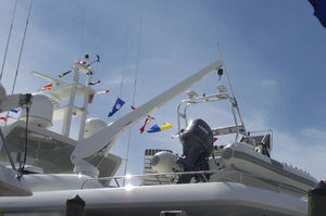 bossoir pour yacht / hydraulique