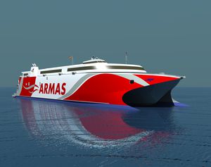 car-ferry catamaran