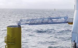 passerelle pour navire de service offshore