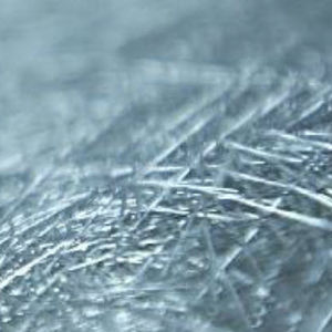 mat en fibre de verre hâché