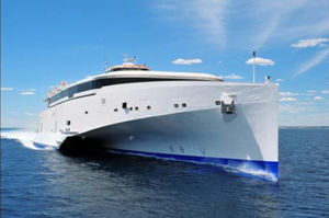 car-ferry à grande vitesse / trimaran