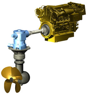 propulseur azimutal / pour navire / hydraulique / Z-drive