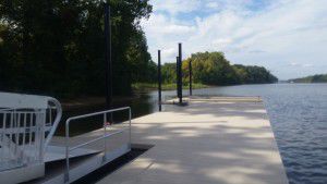 ponton flottant