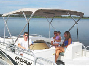Bimini top pour cockpit / pour bateau à moteur