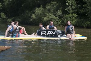 jeu aquatique matelas