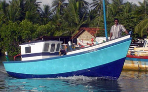 bateau de pêche professionnelle