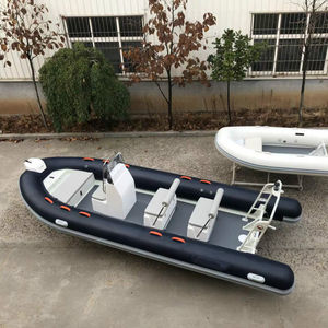 bateau pneumatique hors-bord / RIB / à console centrale / multiusage