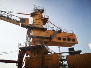 déchargeur de navire