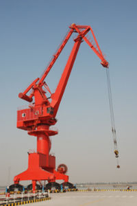 grue portuaire / à fléchette