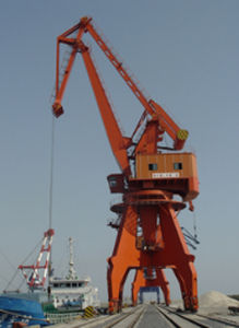 grue portuaire / sur rail / à fléchette