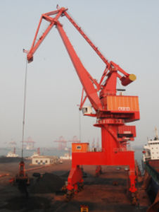 grue portuaire / à fléchette