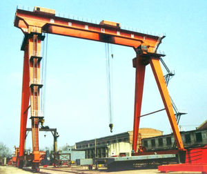 portique de stockage de conteneurs sur rail