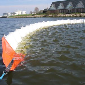 barrage antipollution / flottant / pour eau calme
