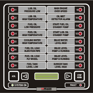 tableau de commande et de contrôle pour navire