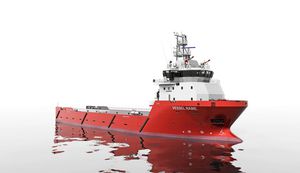 navire de service offshore de ravitaillement de plate-formes - PSV 1