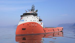 navire de service offshore de ravitaillement de plate-formes - PSV 1