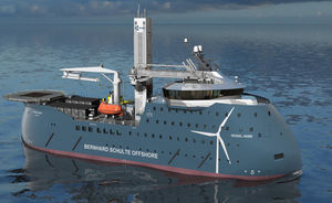 navire de service offshore pour parc éolien
