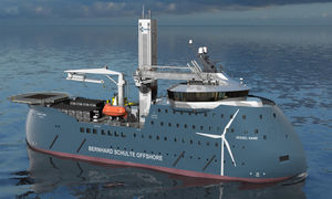 navire de service offshore pour parc éolien