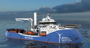 navire de service offshore pour parc éolien