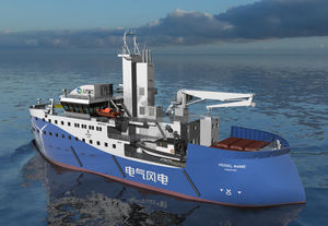 navire de service offshore pour parc éolien