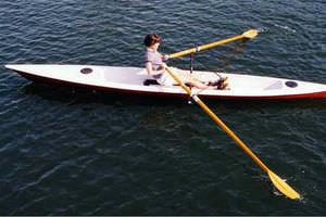 bateau d'aviron de randonnée / skiff