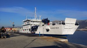 cargo barge de travail